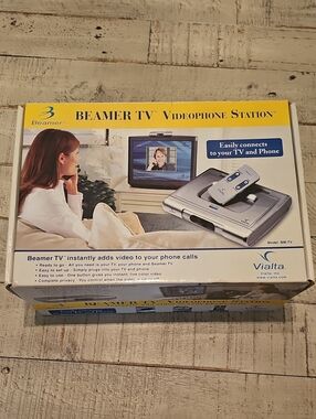 Vintage Tech ✨️ Vialta Beamer TV Videophone Station (Model BM-TV)  ✨️ NEW IN BOX
